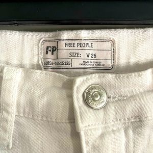 Free People white denim